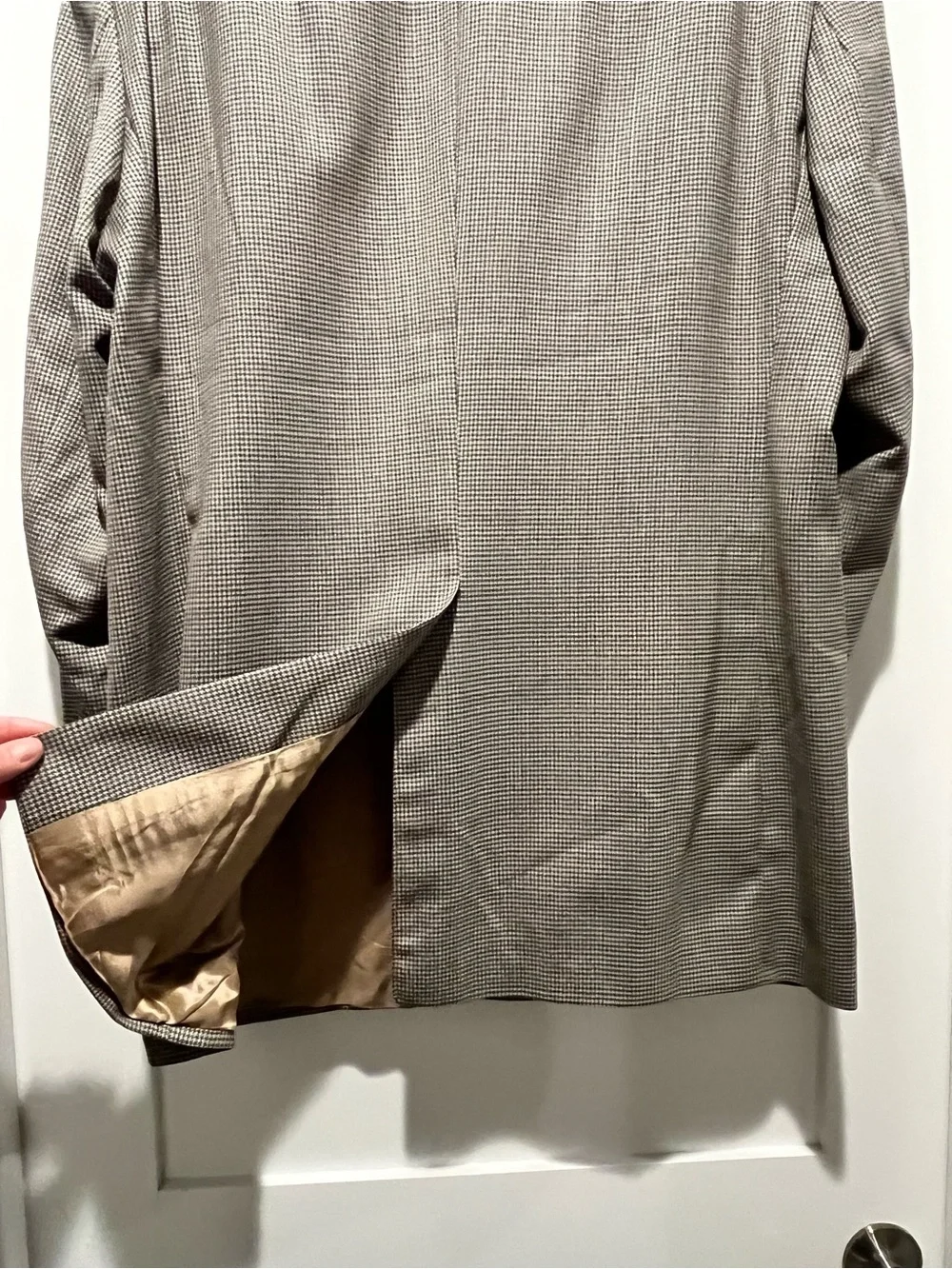 Ralph Lauren Blue & Tan Houndstooth Sport Coat